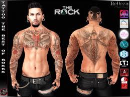 Roses tattoos for body was upload by sir on monday, december 19, 2016, into a category rose. Second Life Marketplace Hud Two Male Tattoo Applier The Best Of Roses Full Body