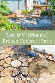 Every time you wish to transform your patio, the concrete is an ideal choice. Diy Broken Concrete Patio Urbanite Full Tutorial An Oregon Cottage