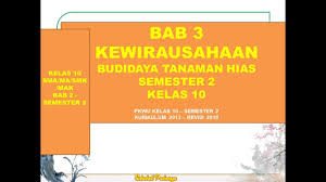 Maybe you would like to learn more about one of these? Prakarya Kelas 10 Semester 2 Budidaya Tanaman Hias Youtube