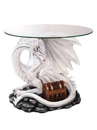 White Dragon Table By Pacific Trading Inked Shop Www Inkedshop Com Inked Inkedmag Inkedgirls Inkedguys Decor Dragon Table Dragon Decor White Dragon
