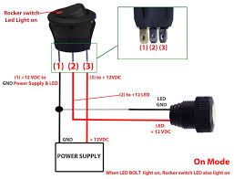 Electronic round switch 6a 250vac 3 pin rocker switch. How To Wire 4 Pin Led Switch 4 Pin Led Switch Wiring