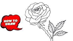 How To Draw A Rose Step By Step With Pencil Easy Rose Drawing Outline Youtube The good news is that there are several ways that you can finish a rose drawing, they go from very simple pencil rose outlines and doodles to realistic. how to draw a rose step by step with pencil easy rose drawing outline