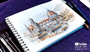 Fulling in the body parts. My Recent Sketch Florence Done With Pen And Watercolor Do You Like It I Also Made A Step By Step Youtube Video With Tips If You Want To