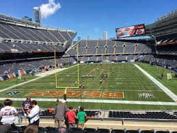 chicago bears stadium seating chart soldier field chicago