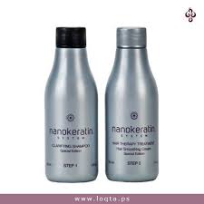 شامبو وكريم بنظام النانوكيراتين لشعر ناعم وصحي ولامع الصحة والجمال Nanokeratin System Loqta Ps Hair Smoothing Cream Smoothing Cream Smooth Hair