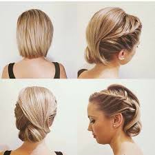 Wunderschon Diese Hochsteckfrisuren Kannst Du Auch Mit Kurzen Haaren Machen Hochsteckfrisur Frisur Hochgesteckt Hochzeitsfrisuren