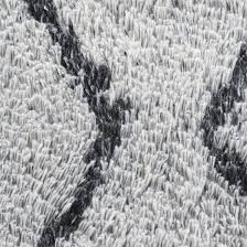 Black And White Wool Rug Marrakesh Trellis Polyester Black White Wool Rug 240 X 300 Cm Black White Rug Rugs White Rug