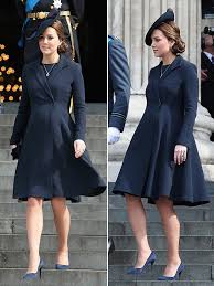 A few coats on middleton's hit list? Pic Kate Middleton S Navy Coat The Duchess Wears Blue Ensemble Hollywood Life