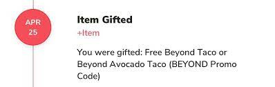 Get two delicious tacos free when you download the restaurant's app. Don T Forget To Add Promo Code Beyond In The Del Taco App Today Vegan