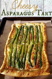Cheesy Asparagus Tart Asparagus Tart Vegetarian Recipes Recipes