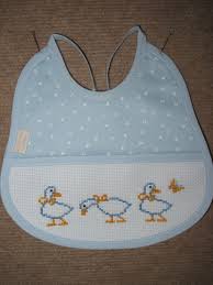Ponto cruz para babetes graficos. Babete Bordado A Ponto Cruz Cross Stitch Baby Cross Stitch Embroidery Cross Stitch