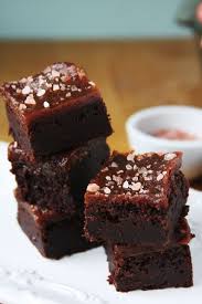 The Decadent Brownies Look Good Too Wonder If She Will Give Up The Recipe Himalayan Pink Salt Culinary C How Sweet Eats Paleo Sweets Salted Caramel Brownies