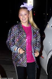 Regardless, siwa wasn't fazed by bieber's remark and took the whole thing in great stride. Jojo Siwa 16 Arrives In West Hollywood In Her Tricked Out Tesla X Covered In Images Of Her Face Daily Mail Online