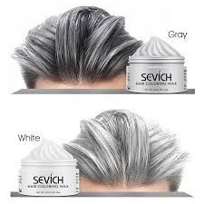 Touch of silver for blonde, grey or white hair contains silk proteins to help add moisture and uv absorber. Best Cheap Men And Women One Time Hair Color Wax Pomade Unisex Temporary Black White Hair Color Cream Gel Hairstyle Mud Hair Dye Brand Name Sevich Free Shipping Worldwide Limited Time Sale Easy