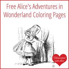 Free Alice S Adventures In Wonderland Coloring Pages Alice In Wonderland Printables Alice S Adventures In Wonderland Adventures In Wonderland