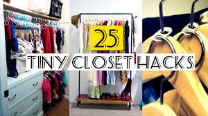 Prettydesigns will give you some useful closet ideas to help make a clean and bigger space. 25 Organizing Small Closet Ideas Youtube