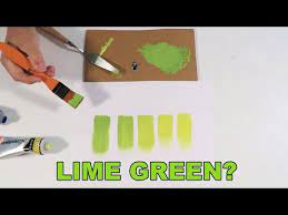 Make Lime Green With Primary Colors