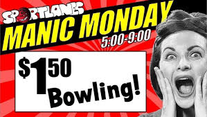 First week of December and holiday deals abound at Sportlanes! Today,  $1.50! Plus, $1 Wings at Bowl•B•Q Smokehouse & Bar, located at the entrance  of Sportlanes. #bowlingfun #eatlocal