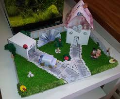 Hochzeitsgeschenk Haus Mit Garten Aus Geld Hochzeit Geschenk Haus Geldgeschenke Hochzeit Basteln Geldgeschenke Hochzeit