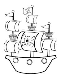 Printable For Sheep On A Ship Pirate Coloring Pages Pirate Ship Drawing Pirate Crafts
