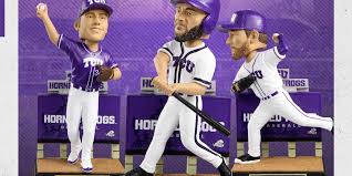 Jake arrieta played college baseball for tcu, while tommy lastella played for coastal carolina, so when the teams met in this year's college world series tournament. Tcu Baseball Alumni Honored With Commemorative Bobbleheads Frogs O War
