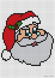 Pixel art à imprimer coloriage pixel art coloriages feuille a carreau dessin carreau pixel art vierge grille de dessin evaluation cm1 feuille pixel art pour réaliser un dessin en pixel art, il vous faut tout d'abord une grille et vous pouvez l'imprimer ici. Pixel Art Pere Noel Par Tete A Modeler