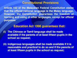 (1) the federation shall be known, in malay and in english, by the name malaysia. Current Policies Developments And Challenges In Mother Tongue Education Amongst Public Schools In Malaysia Presented By Ramanathan Nagarathinam Assistant Ppt Download
