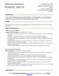 Veterinary Assistant Resume Samples Qwikresume