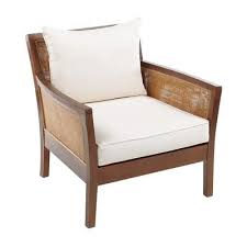 Our Dean Armchair Is More Than Just A Place To Sit It S A Showstopping Style Statement Crafted Of Rich In 2020 Rattan Armchair Accent Chairs For Living Room Armchair
