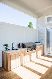 This diy kitchen has a very large countertop, it also has storage cabinets, a sink, and more. Best Outdoor Kitchen Ideas For Your Backyard In 2020 Crazy Laura