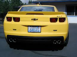 Maybe you would like to learn more about one of these? Automotive Car Truck Parts Chevy Camaro 2010 Black License Plate Frame