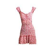 Png Polyvore Pngpolyvore Red Pink Floral Dress Png Polyvore Dress Png Outfits Dresses