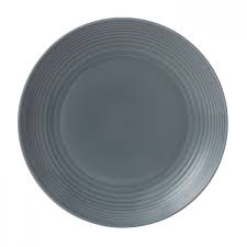 Charger plates or service plates are large plates used at full course dinners or to dress up special events like parties and weddings. Maze Dark Grey Dinner Plate Burke Decor