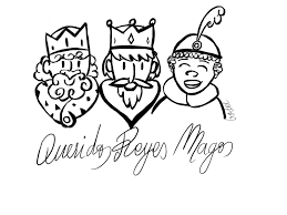 Reyes Magos Para Colorear Png