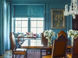 Since you're not in the room long, feel free to go bold with color to set an elegant and dramatic tone. Why I Love Farrow Ball S Stone Blue Paint Color Architectural Digest