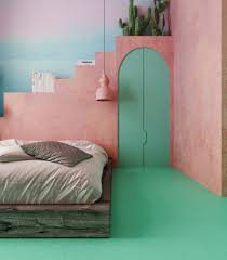 Un choix unique de deco chambre adulte disponible dans notre magasin. Chambre Rose Et Verte Blog Deco Clem Around The Corner