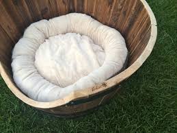 Turn a wine barrel into a dog bed. How To Make A Wine Barrel Dog Bed Lola The Pitty