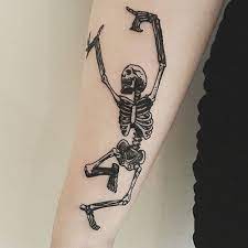 9 Eye Catching Skeleton Man Tattoo Designs Ideas And Meaning Skeleton Tattoos Tattoos For Guys Sleeve Tattoos For Women