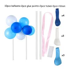 I would be holding the balloons for a photoshoot so i need an approximate number. Cake Topper Home Wedding Party Cake Balloon Ribbon Straws Decoration Pastry Decor Blue Gradient Balloon Walmart Com Walmart Com
