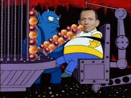 I am standing for labor leader because i want to unite our party. The Simpsons Against The Liberals Gifs And Pics Album On Imgur