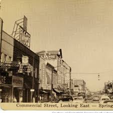 Commercial Street Looking East Springfield Mo Historic Postcards Of Springfield Missouri From The Springfield Missouri Commercial Street Springfield