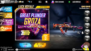 Misal, dengan beli gun skin, bisa kan makin bikin senjata kita makin sakit di. Bocoran Bundle Diamond Royale Dan Weapon Royale Terbaru Free Fire Retuwit
