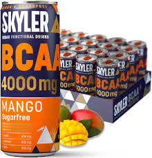 Skyler BCAA Dryck Mango 4000 mg - Ny Recept, 24 x 330 ml