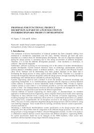 Technical spec template castillofamily co. Https Www Designsociety Org Download Publication 32136 Proposal For Functional Product Description As Part Of A Plm Solution In Interdisciplinary Product Development