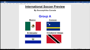 The preliminary rounds what's your favorite? Gold Cup 2021 Preview Group A Youtube