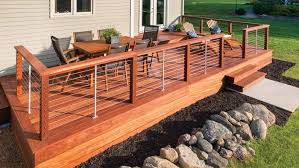 You can also use lighter woods which can give decking a more tropical feel in those warmer climates. Installing A Cable Rail System Fine Homebuilding