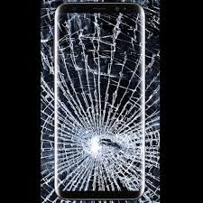 Broken white iphone 5, broken screen, mobile, technology, wireless technology. Phone Broken Screen Wallpaper 3d Download Wallpapershit