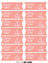 Your guests have to complete the animal analogies. Free Baby Shower Printable Tags Party Like A Cherry