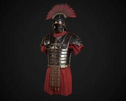 Roman Armor Lorica Segmentata 3d Model Low Poly Obj 1 Roman Armor Lorica Armor