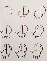 Our free printables are strictly for personal use only. Drawing Through The Alphabet Letter D The Activity Mom Alphabet Drawing Word Drawings Basic Drawing For Kids